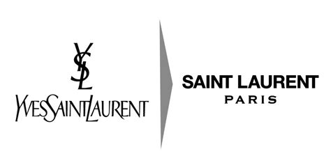 when did ysl change to saint laurent|ysl logo.